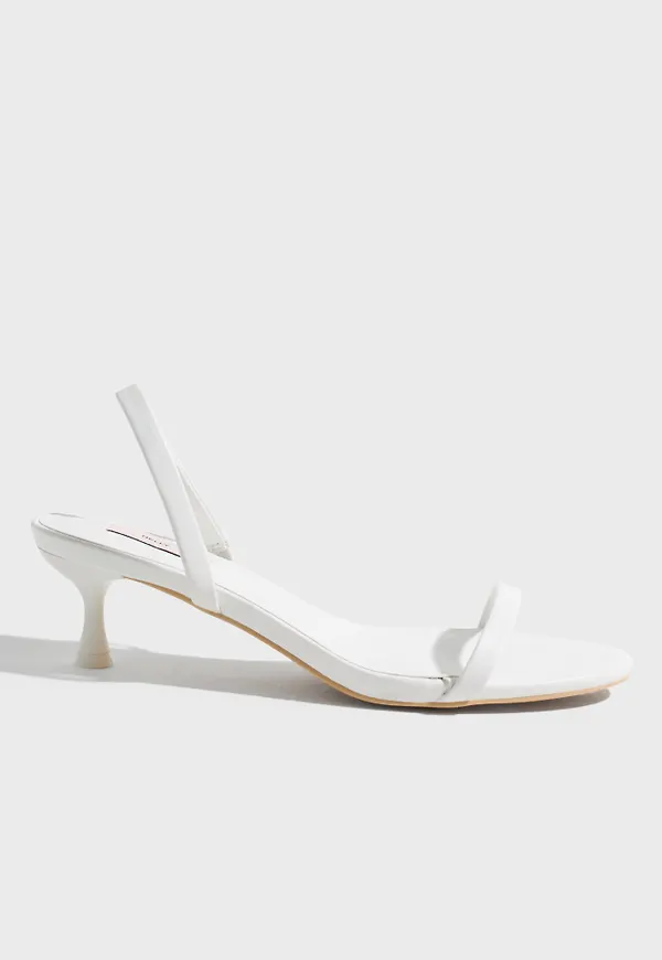 Nelly - Vit - Simplicity Strap Heel