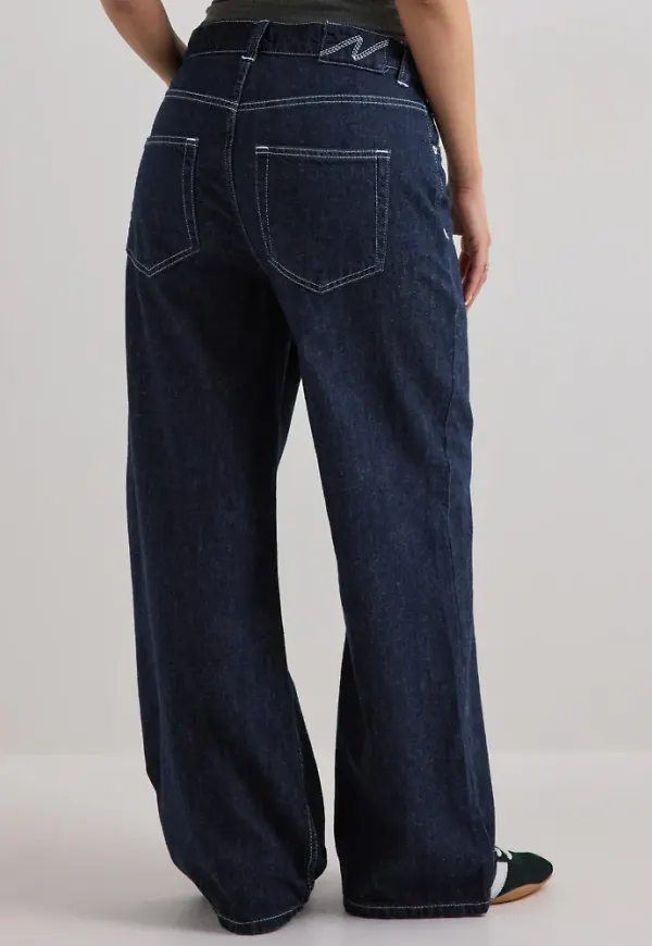 Nelly - Blå - Baggy Jeans