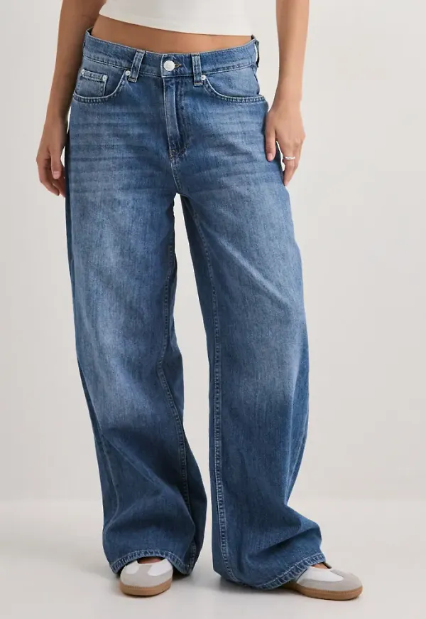 Nelly - Blå - Baggy Jeans