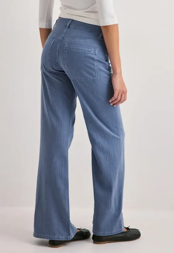 Nelly - Blå - Cargo Jeans