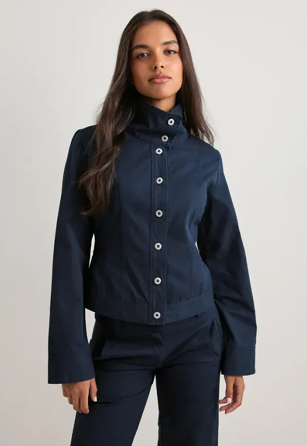 Nelly - Blå - Cargo Strap Jacket