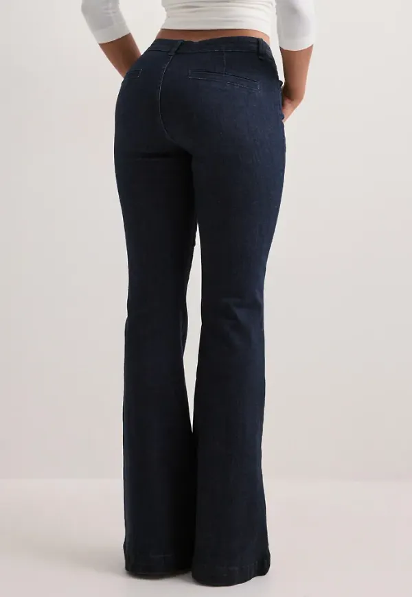 Nelly - Blå - Denim Suit Pants