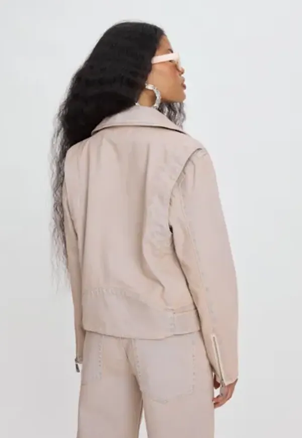Nelly - Blå - Jubilee Biker Denim Jacket