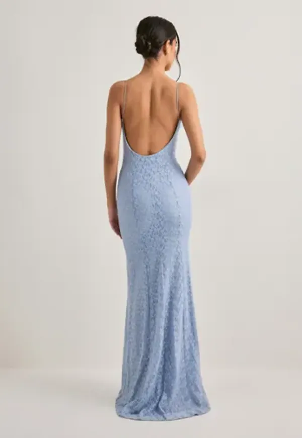 Nelly - Blå - Lovely Lace Dress