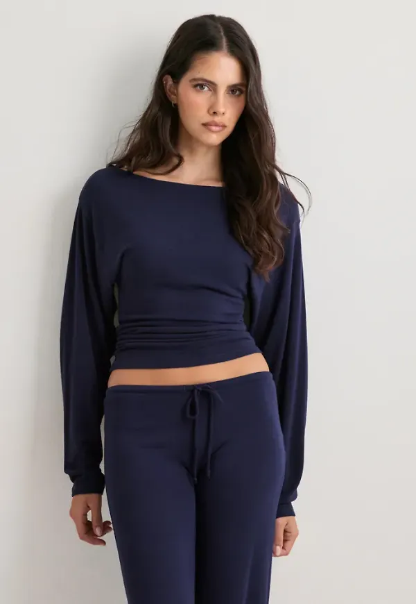 Nelly - Blå - My Chill Boatneck Sweat