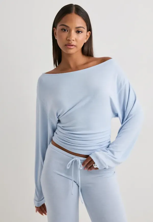 Nelly - Blå - My Chill Boatneck Sweat