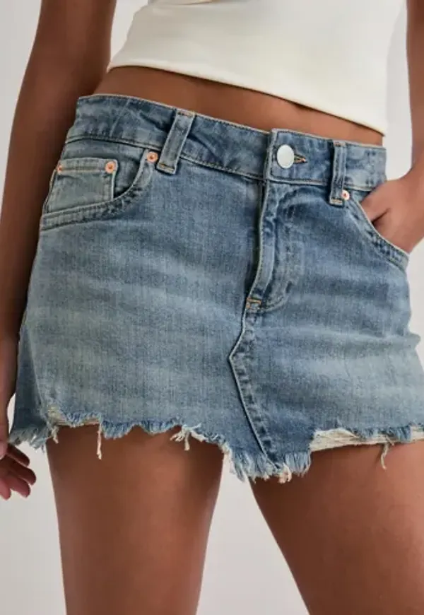 Nelly - Blå - Perfect Jeans Skirt