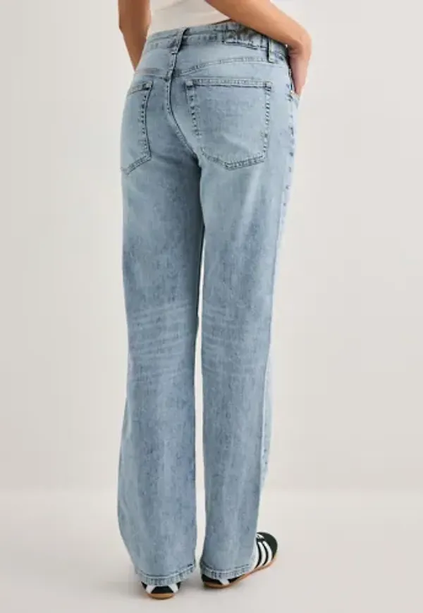 Nelly - Blå - Perfect Straight Jeans
