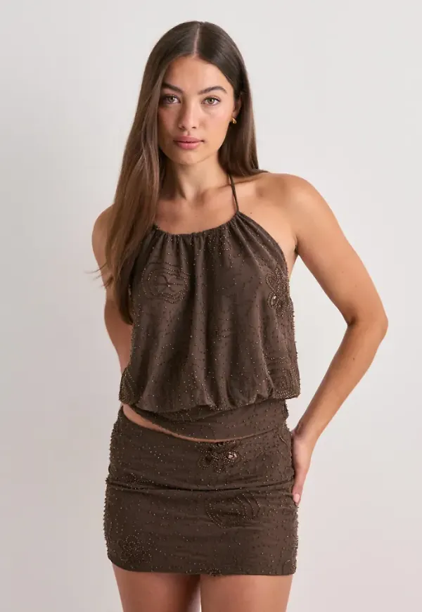 Nelly - Brun - Dazzling Skirt