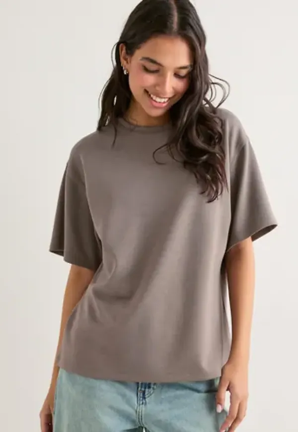 Nelly - Brun - Luxury Oversized Tee