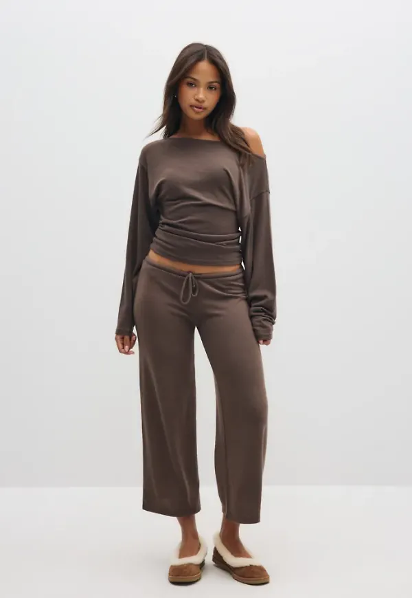Nelly - Brun - My Chill Cropped Pants