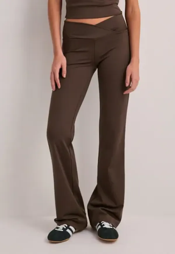 Nelly - Brun - Sculpting Wrap Waist Tights