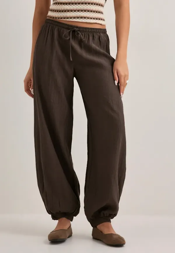 Nelly - Brun - Soft Puff Pants