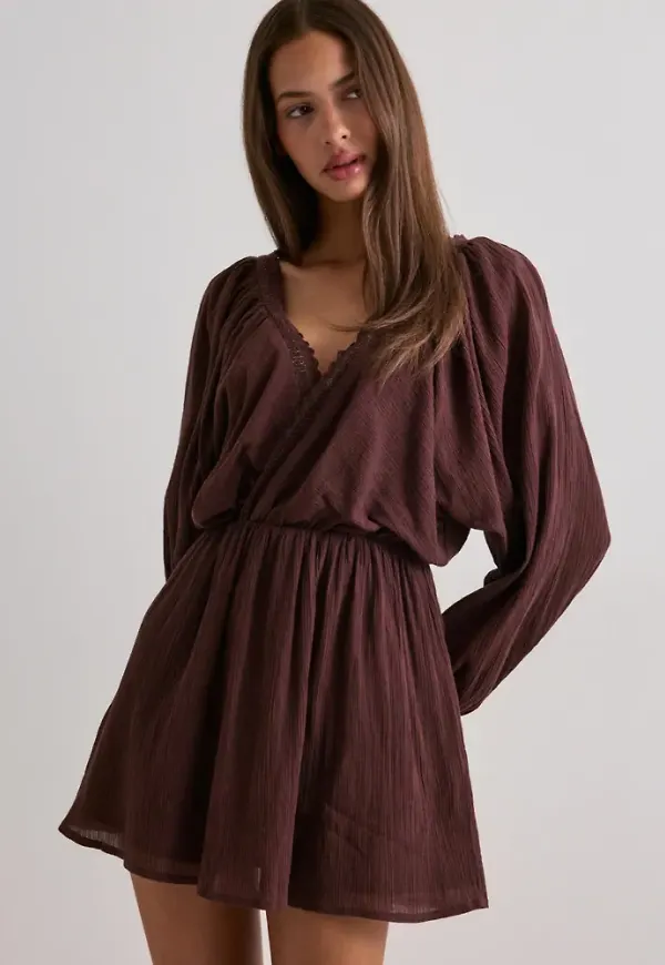 Nelly - Brun - Sweet Detail Dress