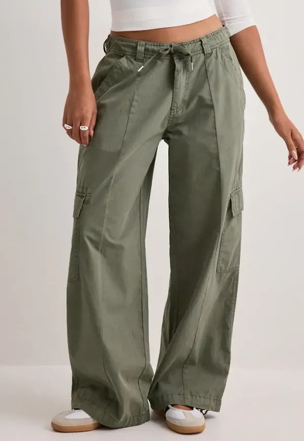 Nelly - Grön - Cargo Pants
