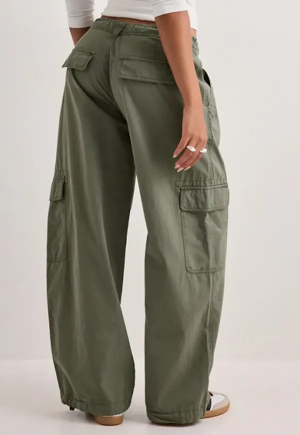 Nelly - Grön - Cargo Pants