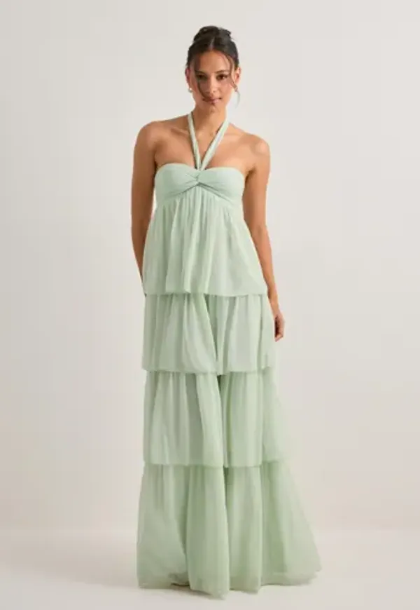 Nelly - Grön - Dreamy Frill Dress