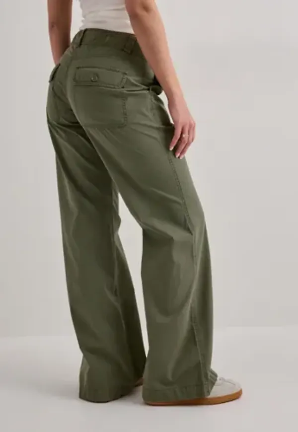 Nelly - Grön - Relaxed Cargo Pants