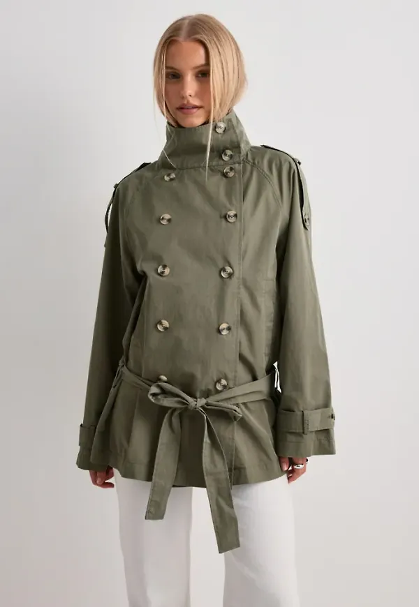Nelly - Grön - Trench Jacket
