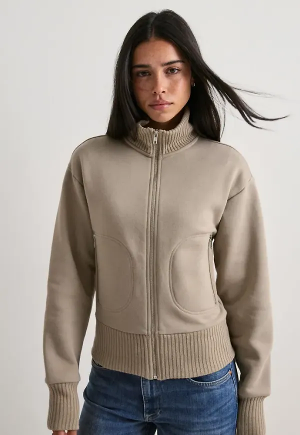 Nelly - Grön - Ultimate Zip Sweat