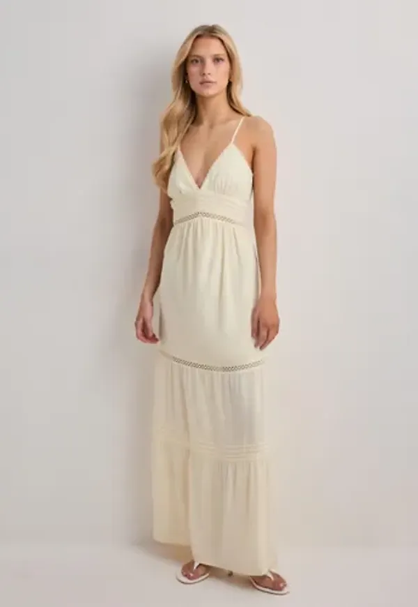 Nelly - Gul - Maxi Lace Insert Dress