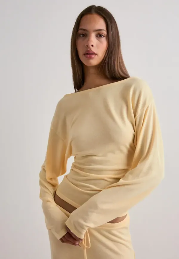Nelly - Gul - My Chill Boatneck Sweat