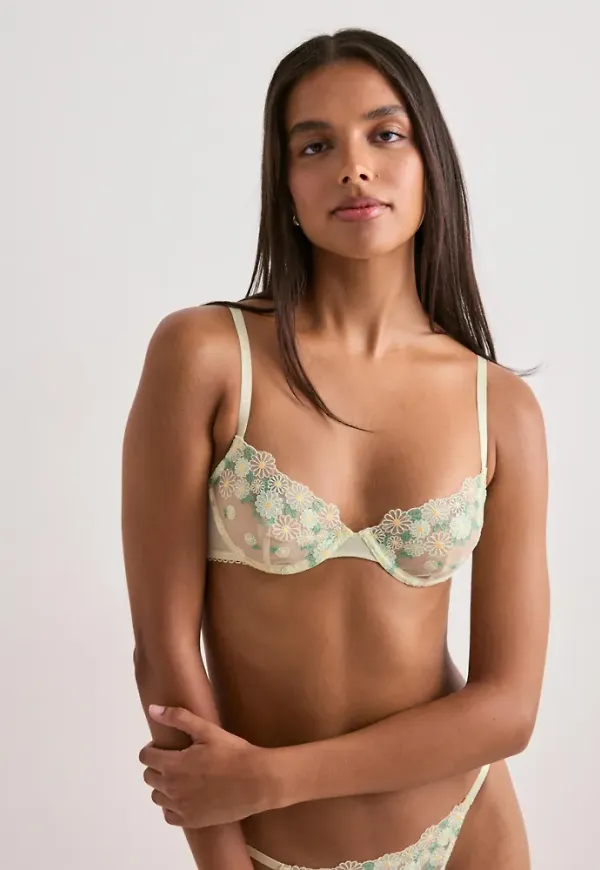 Nelly - Gul - Summer Dreams Balconette Bra