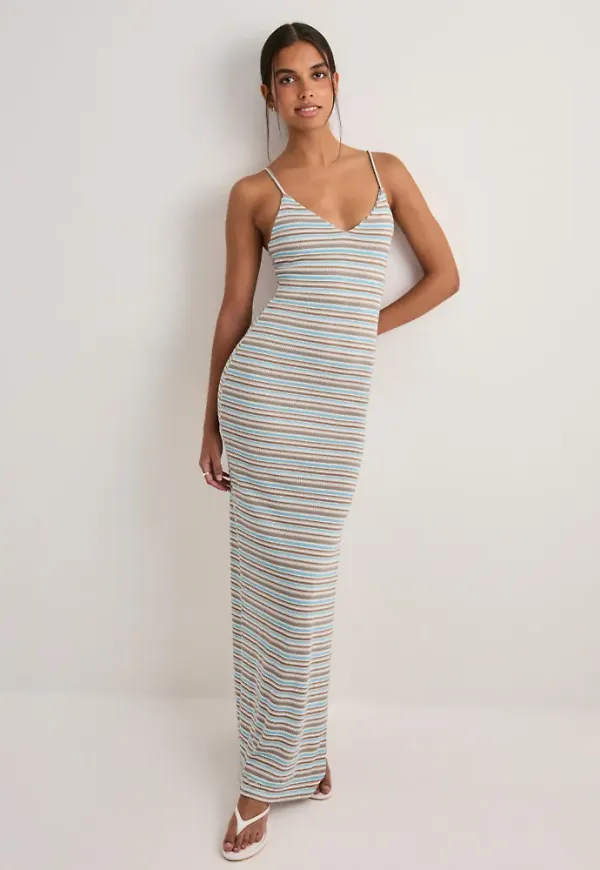 Nelly - Multi/Mönstrad - Chill Stripe Maxi Dress