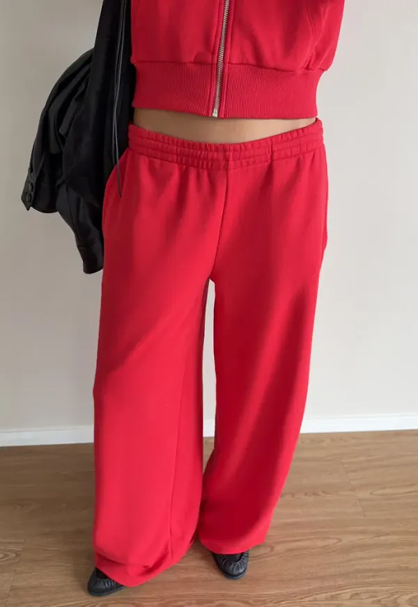 Nelly - Röd - Perfect baggy joggers