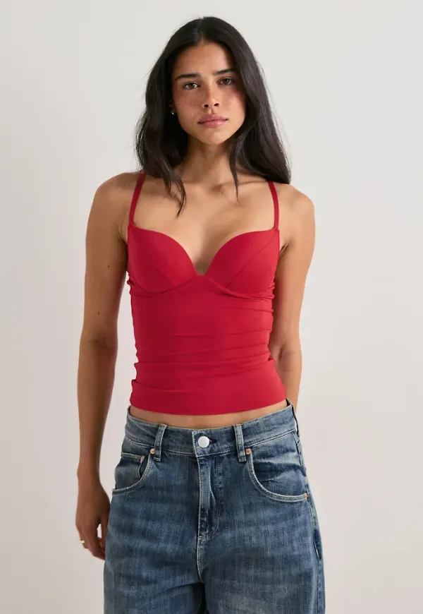 Nelly - Röd - Perfect Bra Top