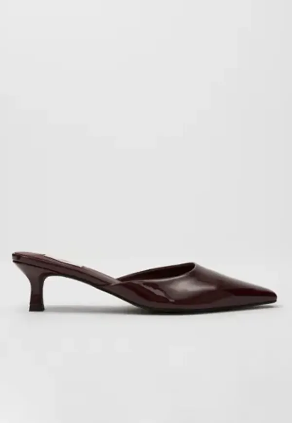 Nelly - Röd - Pointy Square Mule