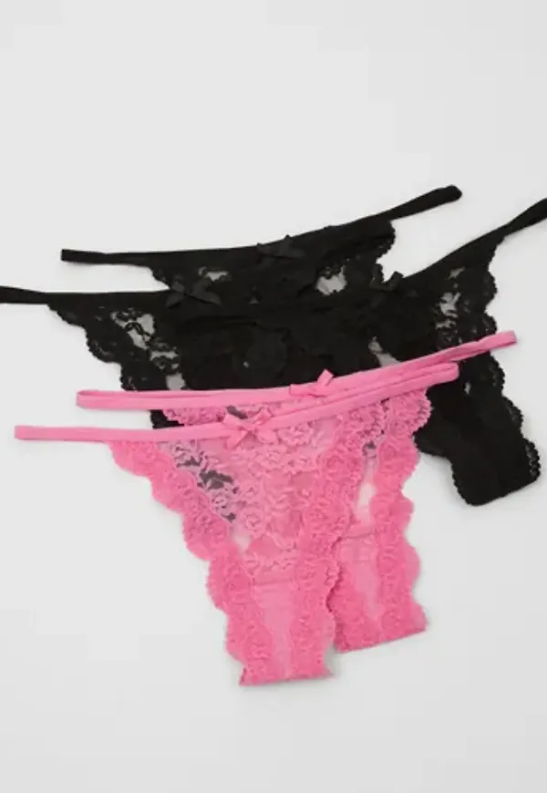 Nelly - Rosa - Adorable 5-Pack Thong
