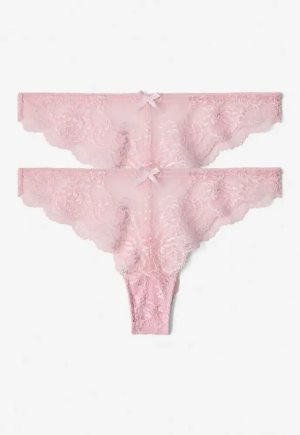 Nelly - Rosa - Half Thong 2-Pack
