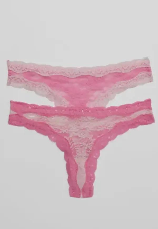 Nelly - Rosa - Lovely Lace 2-Pack Thong