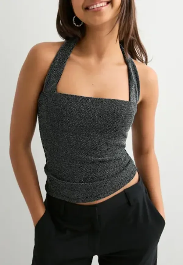 Nelly - Silver - Amaze Me Sparkle Top
