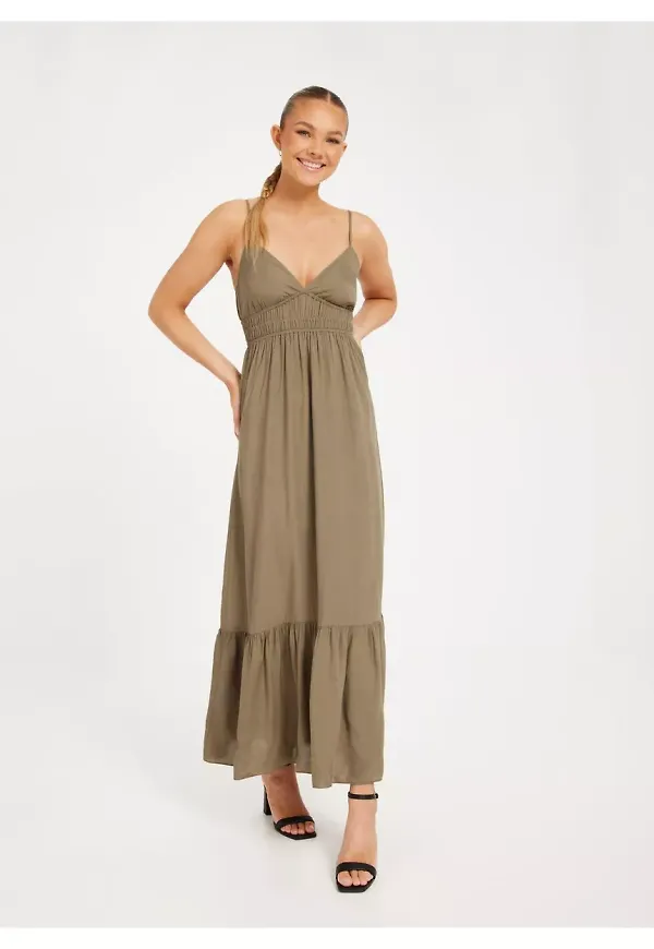 Nelly Summer Day Dress Festklänningar Grön