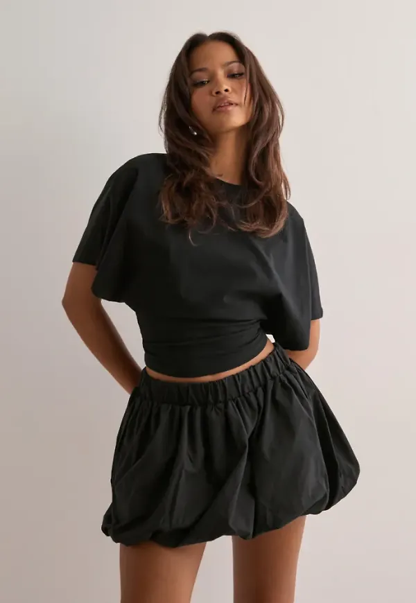 Nelly - Svart - Balloon Skirt