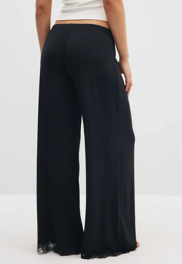 Nelly - Svart - Beautiful Lace Pants