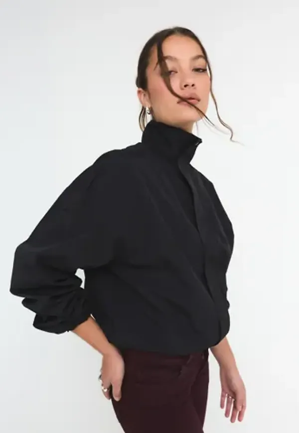 Nelly - Svart - Blouse Jacket