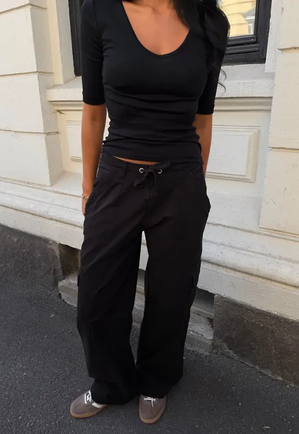 Nelly - Svart - Cargo Pants