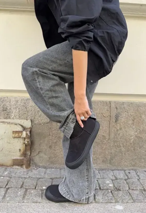 Nelly - Svart - Chunky Mini Boots