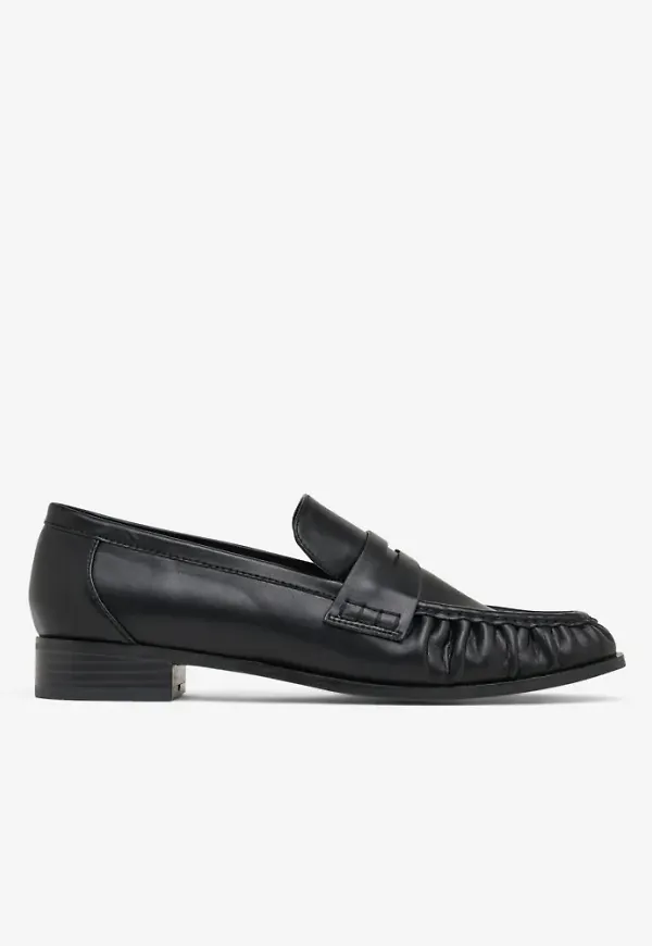Nelly - Svart - Faux Fur Loafer