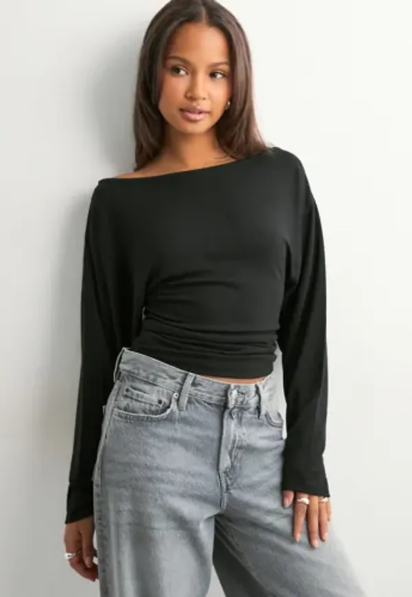 Nelly - Svart - My Chill Boatneck Sweat