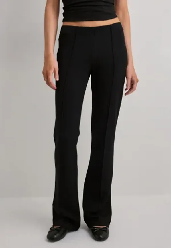 Nelly - Svart - No Waist Jersey Suit Pants