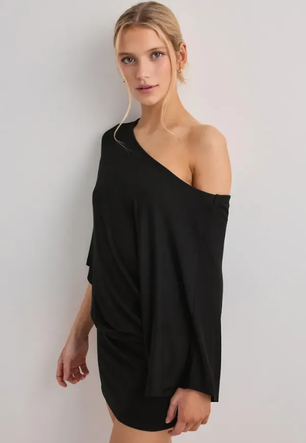 Nelly - Svart - Perfect Poncho Dress