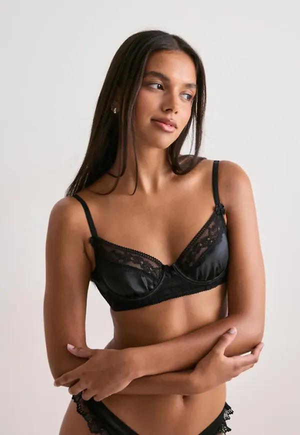 Nelly - Svart - Silky Romance Balconette