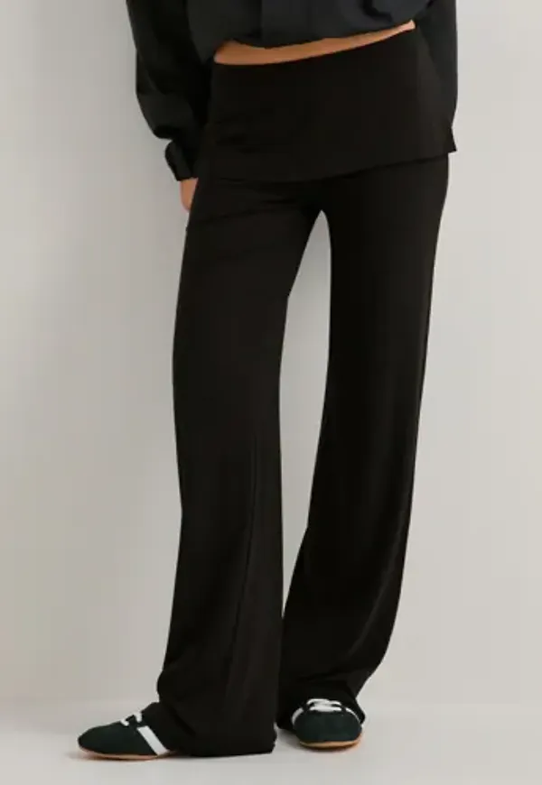 Nelly - Svart - Soft Layer Pants