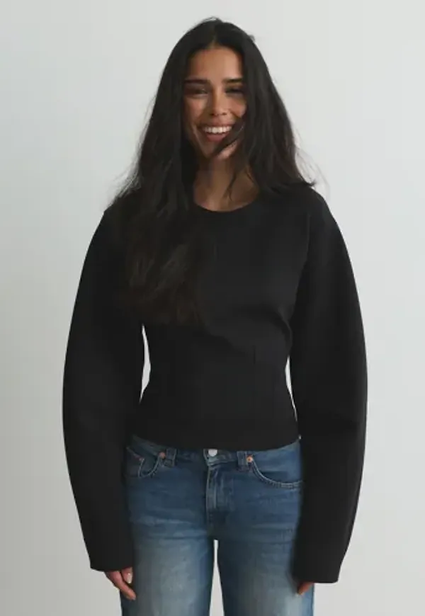 Nelly - Svart - Waist Focus Sweat