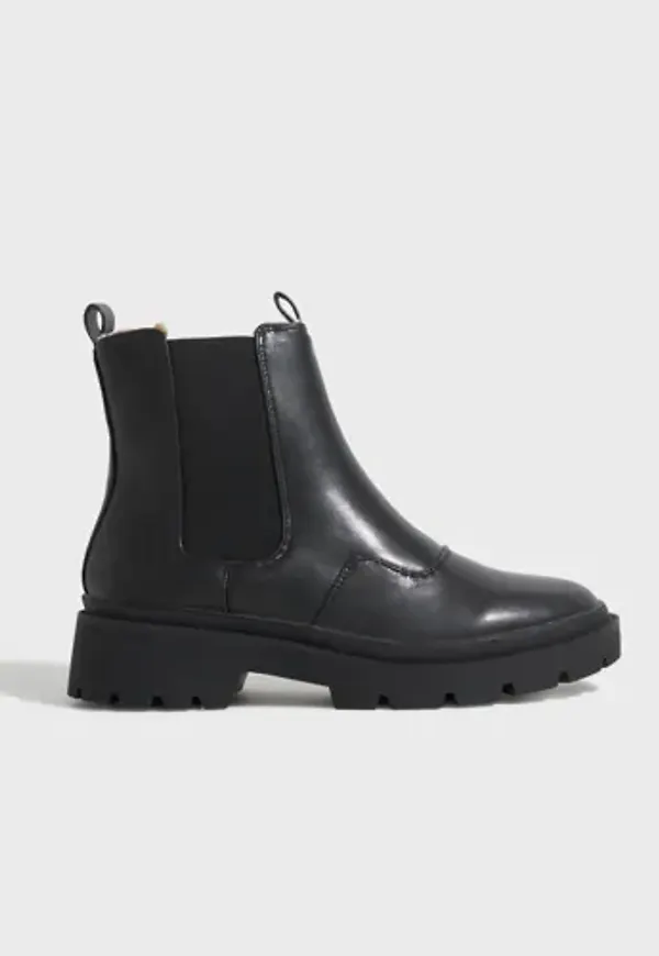 Nelly - Svart - Warm Chelsea Boot