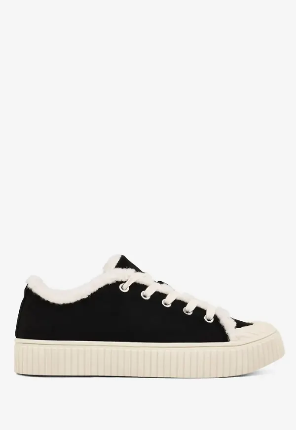 Nelly - Svart - Warm Court Sneaker